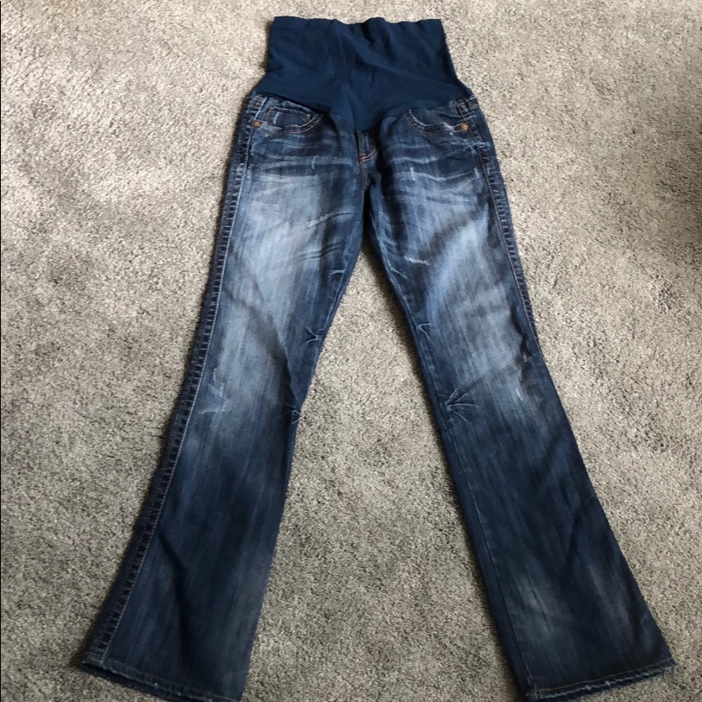 Maternity flare jeans